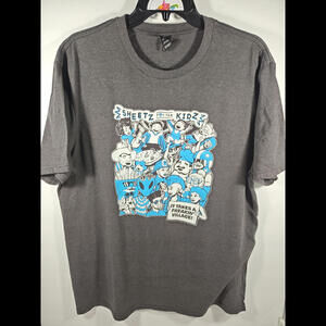 Sheetz Employee Men's Size XL Gray Short Sleeve T-Shirt Takes A Freakin' Village